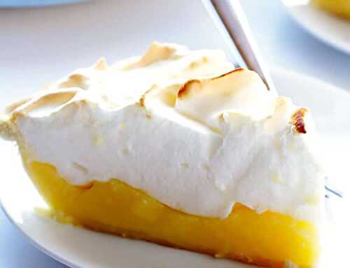 La meilleure tarte au citron meringuée - la recette facile