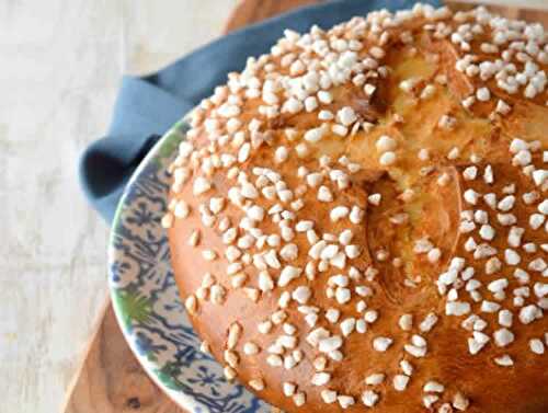 La mouna Brioche de Paques au thermomix - recette thermomix facile.