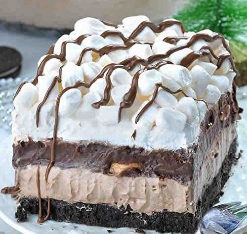 Lasagnes au chocolat - la tarte glacée irrésistible pour votre dessert.