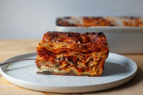 Lasagnes aux champignons au thermomix - pour votre plat principal