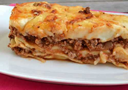 Lasagnes bolognaise avec thermomix - recette facile à la maison.