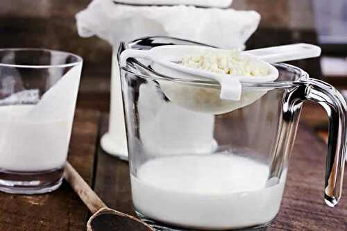 Le kéfir de lait - pour renforce les défenses immunitaires.