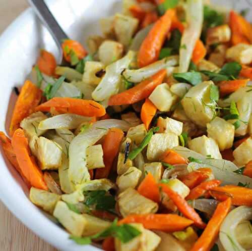 Légumes sautés au four - une entrée pour vos plats