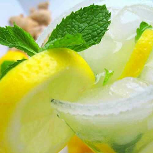 Limonade à la menthe au thermomix - une boisson thermomix.