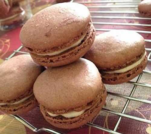 Macarons chocolat faciles au thermomix - pour votre tasse du café