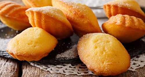 Madeleines au citron et miel au thermomix - délicieuses et moelleuses