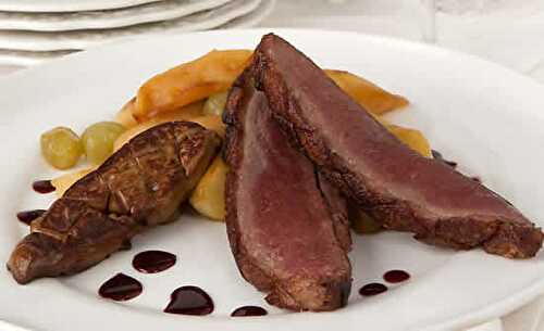 Magret de canard aux pommes - recette facile pour votre plat.