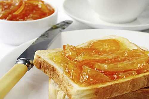 Marmelade confiture orange - un délice pour vos petits déjeuners.