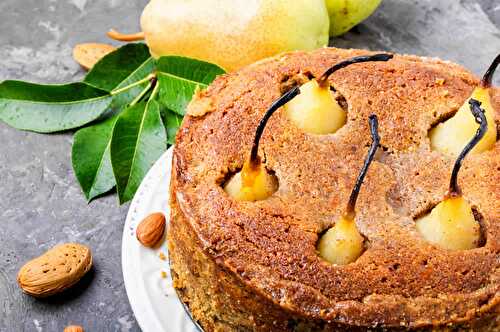 Meilleur gâteau aux poires et yaourt - le cake moelleux.