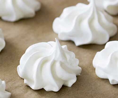 Meringues croquantes au thermomix - un délicieux gâteau fondant