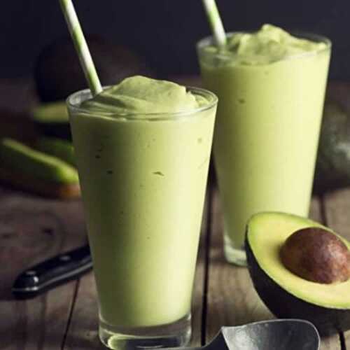 Milk-shake avocat avec thermomix - recette thermomix dessert.