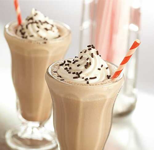 Milkshake chocolat au thermomix - pour dessert ou collation.