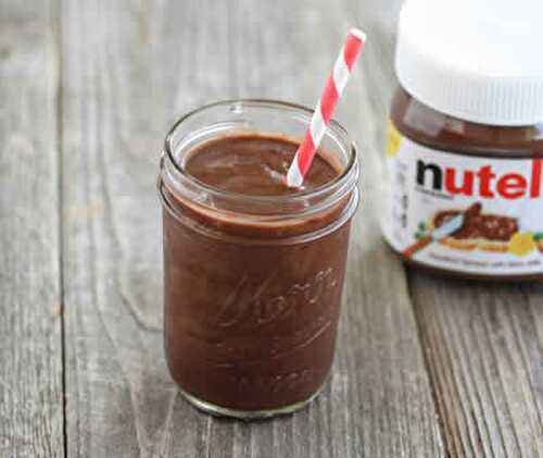 Milkshake nutella thermomix - recette facile à la maison.