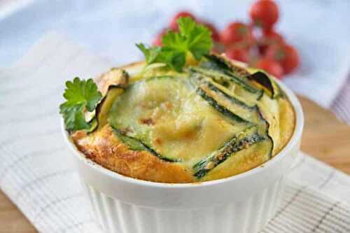 Mini gratin de courgettes au thermomix - un vrai délice.