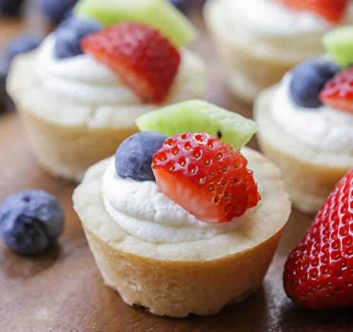 Mini tarte dessert à la crème - délice pour votre fin de repas ou goûter