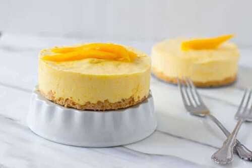 Mini tarte mangue à la crème - un gâteau pour votre dessert.