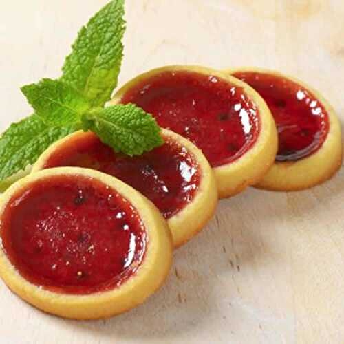 Mini tartelettes confiture de fraises au thermomix - recette thermomix.