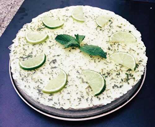 Mojito cheesecake au thermomix - un délicieux dessert au thermomix.