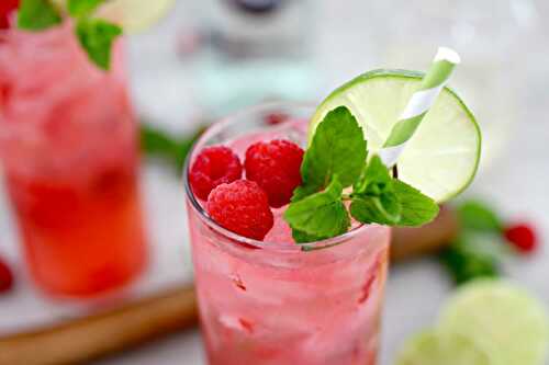 Mojito framboise au thermomix - pour votre soirée entre amis.