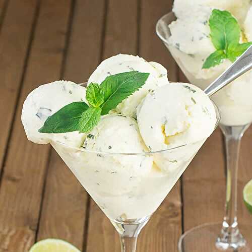 Mojito ice cream au thermomix - votre dessert au thermomix.