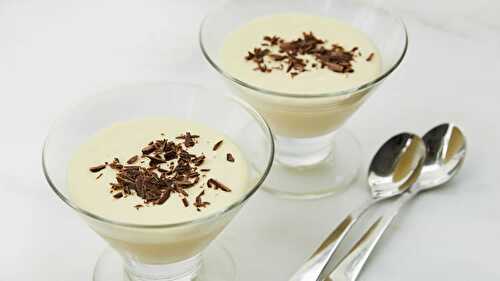 Mousse chocolat blanc avec thermomix - recette thermomix.