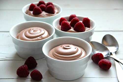 Mousse chocolat mascarpone au thermomix - crème pour votre dessert