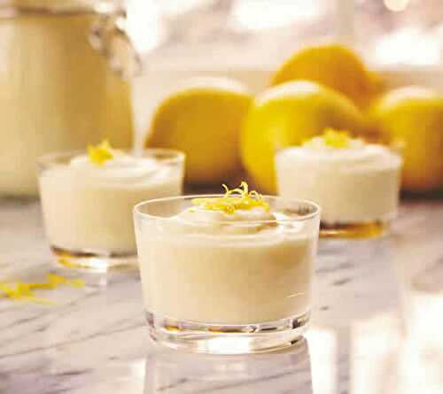 Mousse citron thermomix - une creme douce pour votre dessert.