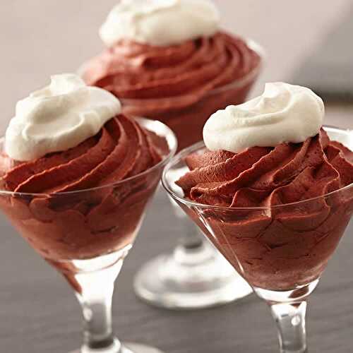 Mousse velours rouge avec thermomix - recette thermomix.