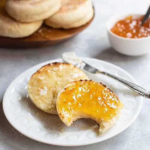 Muffin anglais au thermomix - délicieux pain pour votre petit déjeuner