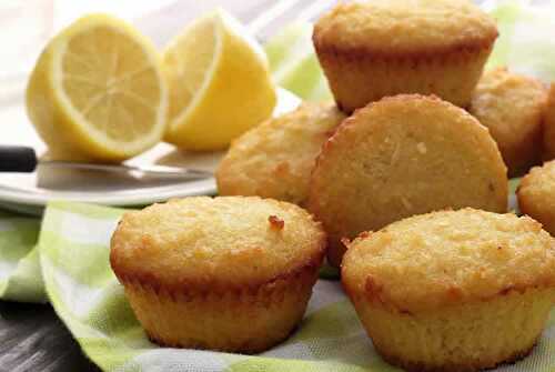 Muffin citron et noix de coco au thermomix - recette thermomix.