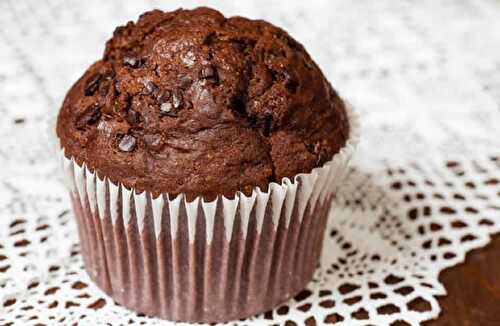 Muffin tout chocolat au thermomix - pour accompagner votre tasse du café