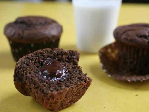Muffins au chocolat fondant au thermomix - recette thermomix.