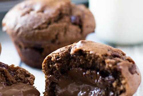 Muffins au nutella - un délicieux gâteau au chocolat pour vos enfants.