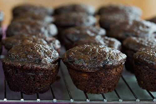 Muffins aux courgettes et chocolat avec thermomix - recette thermomix.