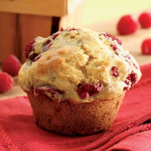 Muffins aux framboises thermomix - délicieux gâteaux facile à faire.