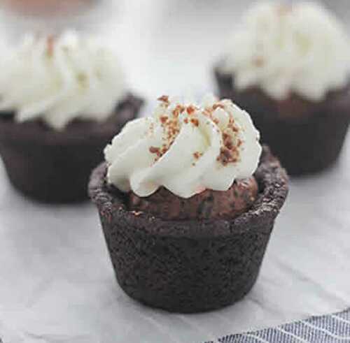 Muffins chocolat creme - un délicieux gâteau chocolat pour votre dessert.