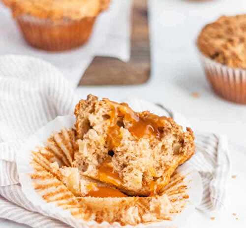 Muffins pommes caramel au thermomix - pour goûter ou petit déjeuner.