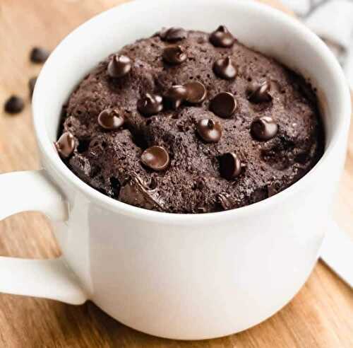 MugCake chocolat - un délice fondant au chocolat pour votre dessert