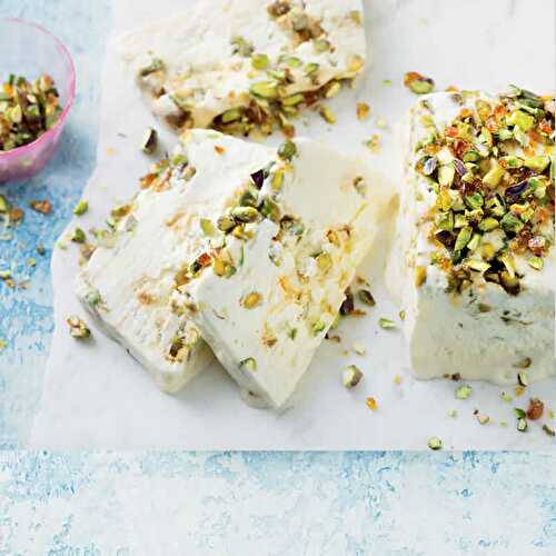 Nougat glacé au thermomix - un dessert vraiment irrésistible..testez-le