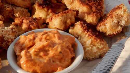 Nuggets de dinde au fromage au thermomix - un vrai délice.