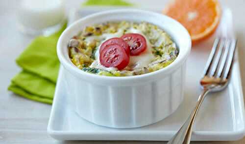 Oeuf cocotte jambon boursin au Cookeo - recette cookeo.