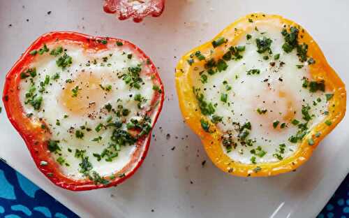 Oeuf en cocotte de poivron au cookeo - entrée délicieuse.