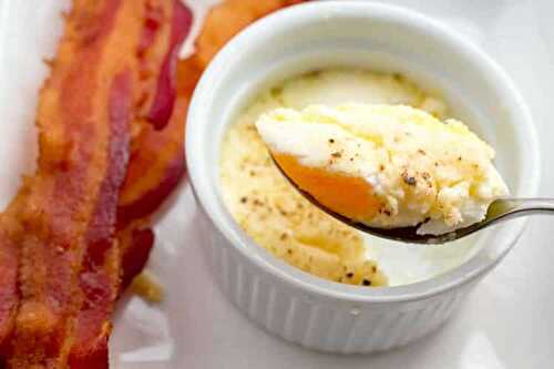 Oeufs cocottes faciles au cookeo - pour votre petit déjeuner.