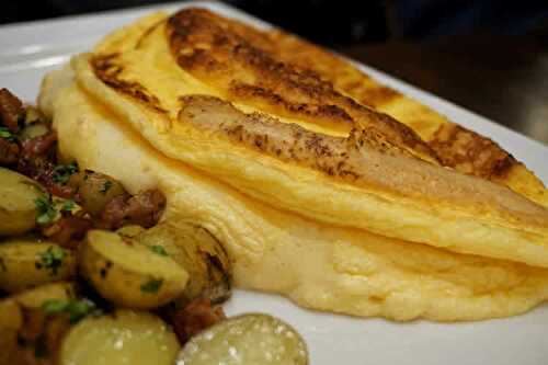Omelette de la mère Poulard - une recette de cuisine normande facile