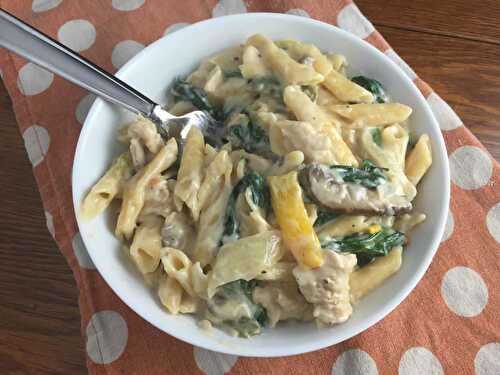 One pot pasta au poulet au cookeo - recette cookeo facile.