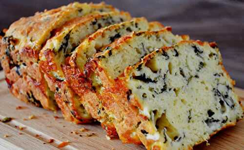 Pain aux épinards yaourt et fromage - pour votre tasse du thé