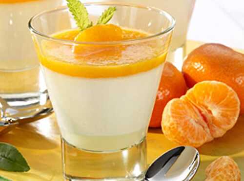 Panacotta aux mandarines au thermomix - un délice pour votre dessert