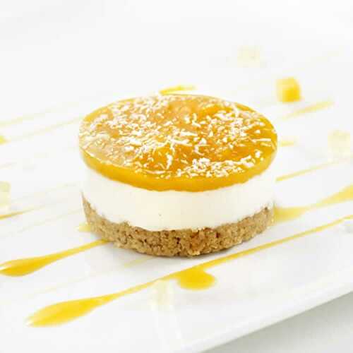 Panna cotta citron spéculoos et mangue au thermomix - dessert thermomix