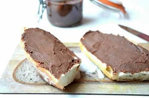 Pate tartiner choco noisettes avec thermomix - recette facile