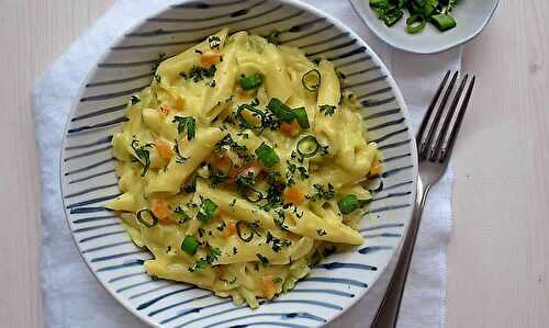 Penne à la sauce du chou au thermomix - plat de pâtes pour votre dîner.